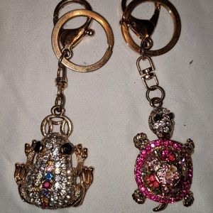Jeweled keychains